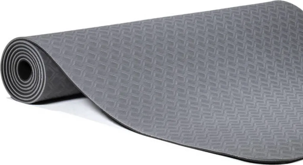Tapis de Yoga Antidérapant en TPE Recyclable Yogi & Yogini - Gris - 2
