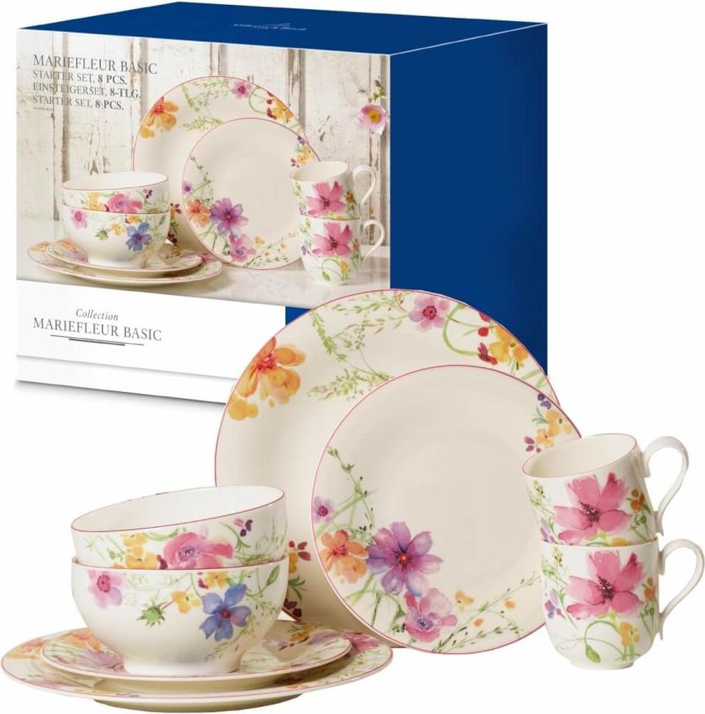 Villeroy & Boch Mariefleur Basic Einsteigerset 8 tlg. Produktbild 