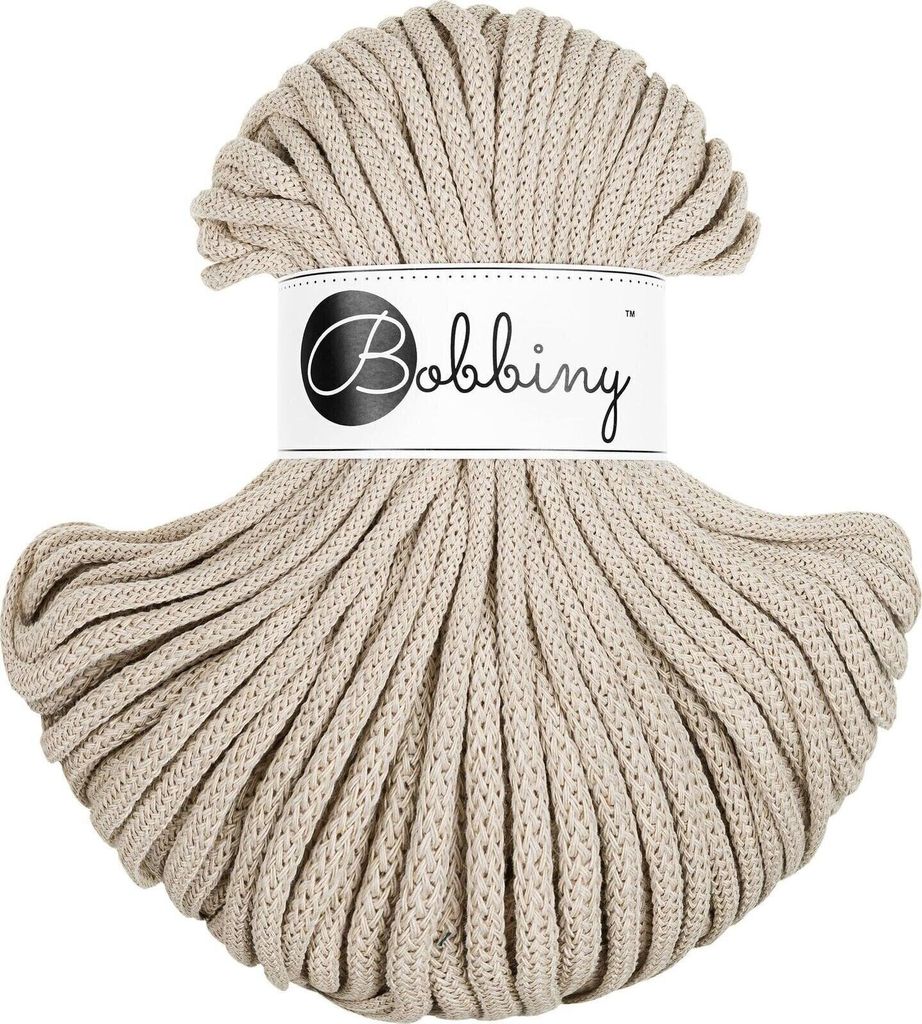 Bobbiny Premium 5 mm 50 m Beige Sznurek Zdjęcie produktu 