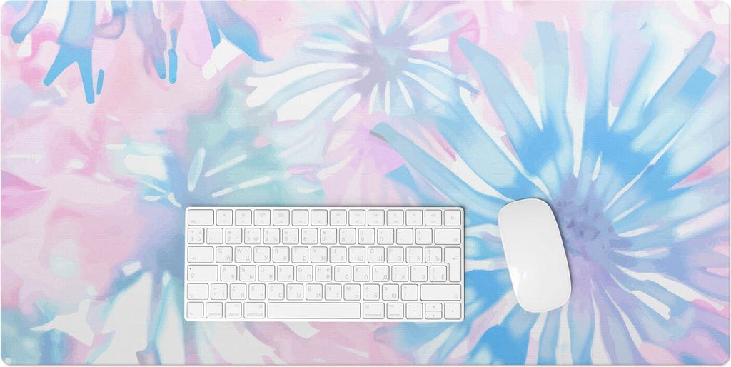 Florales Aquarellmuster – Schreibtischunterlage – Rutschfeste Tischunterlage – Schreibtischmatte für Büro & Zuhause – Schreibunterlage ...