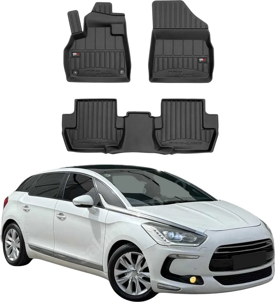 Offerta Tappetini DS5 2015-2018 in TPE Nero | Miglior Prezzo Qualità