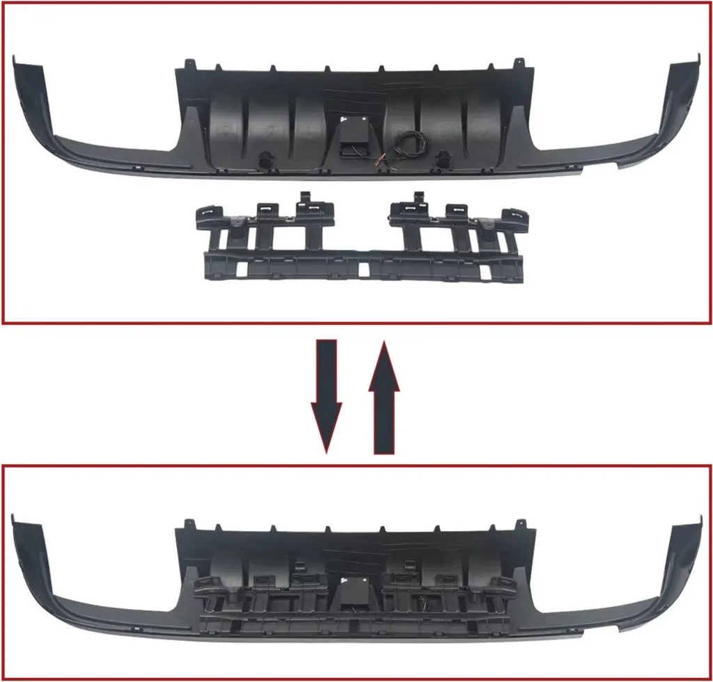 Diffuseur arrière Lip Notrix avec sorties d'échappement Mercedes W205 - 3