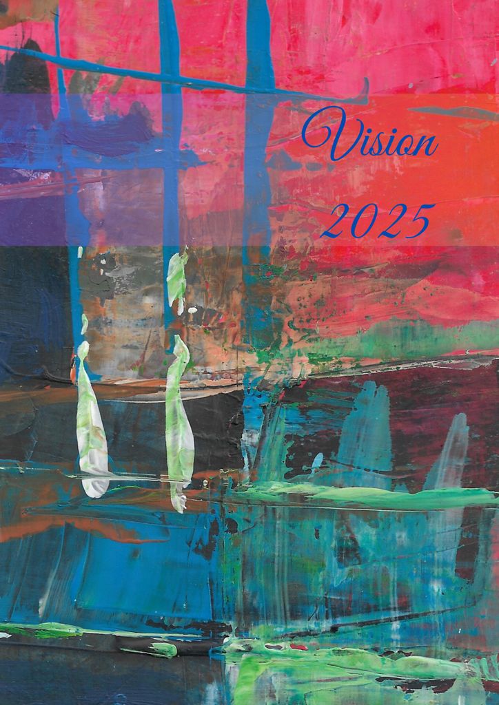 raxxa Premium-Monatskalender Vision 2025 DIN-A2 hoch