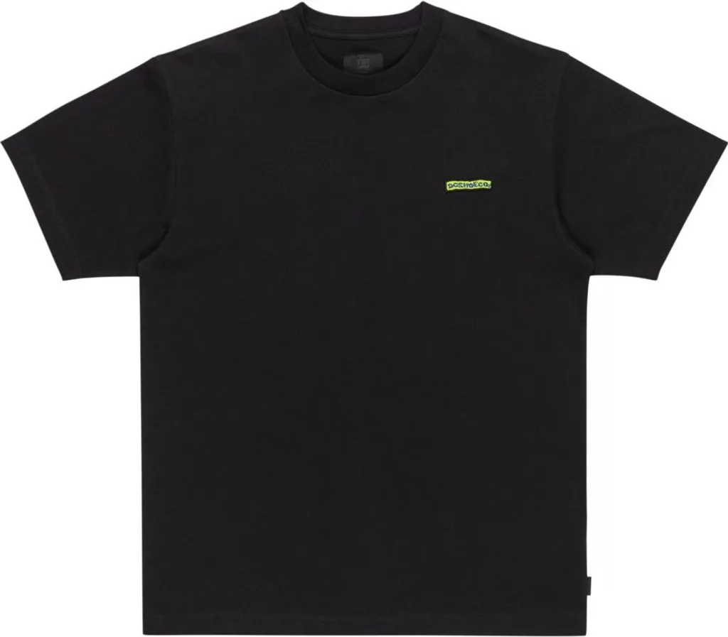 T-shirt à Manches Courtes DC Patch It Noir M en Coton Premium