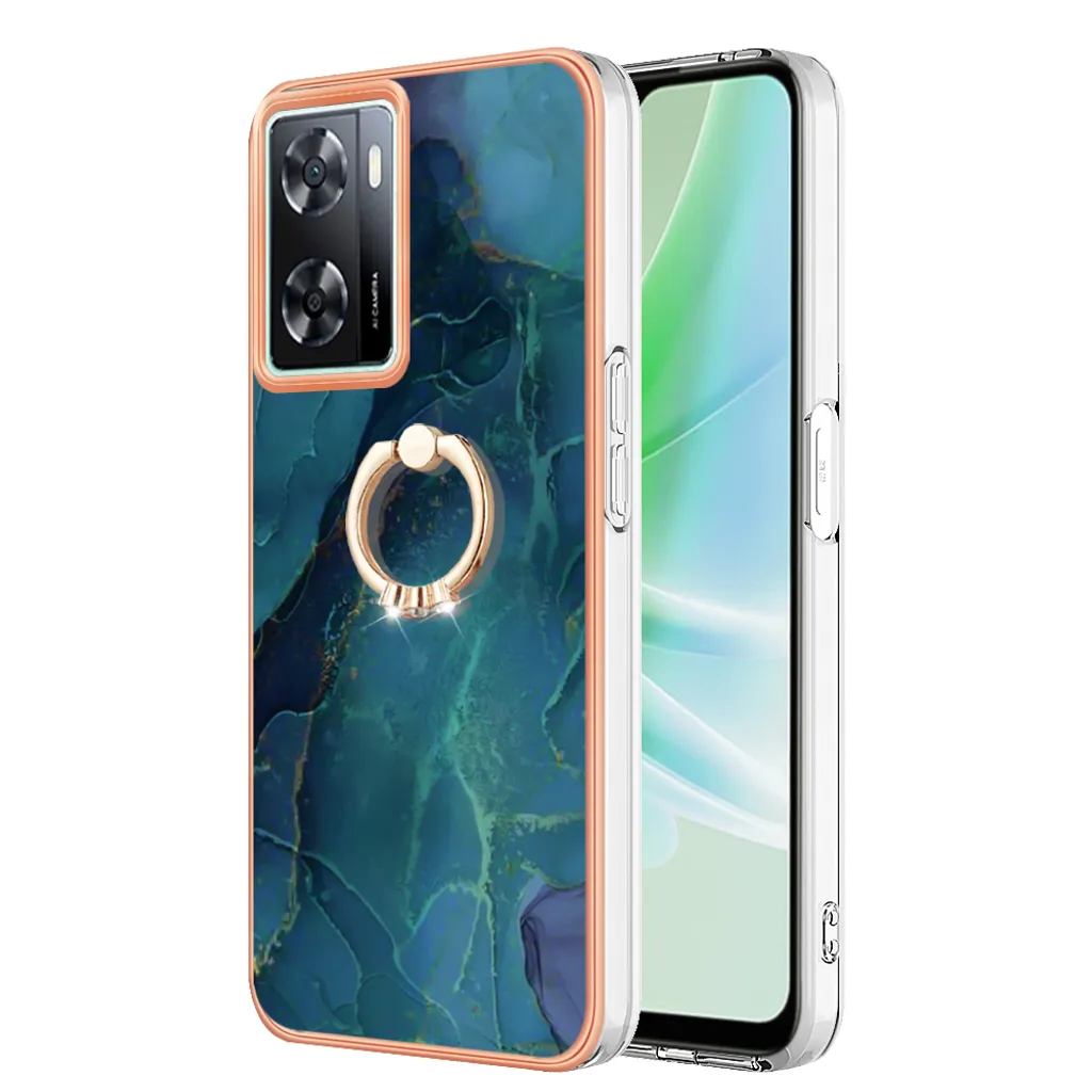 MAOGE Cover per OnePlus Nord 2T 5G, [Militare Anti-Caduta] Cornice Paraurti in Silicone Morbido Ultra Sottile Custodia, con Supporto Pieghevole Nascosto Kickstand - Nero