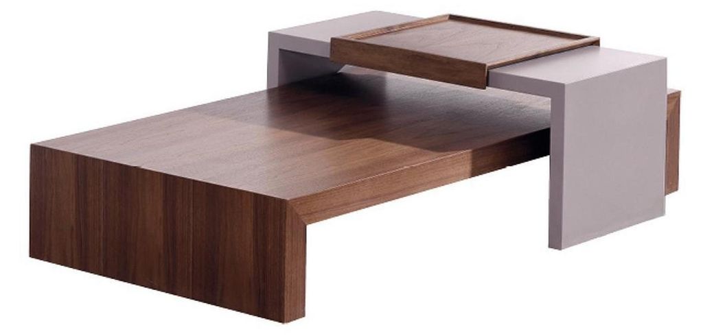 Couchtisch Kaffeetisch Moderne Beistelltisch Design Tisch Tische Holz Servier