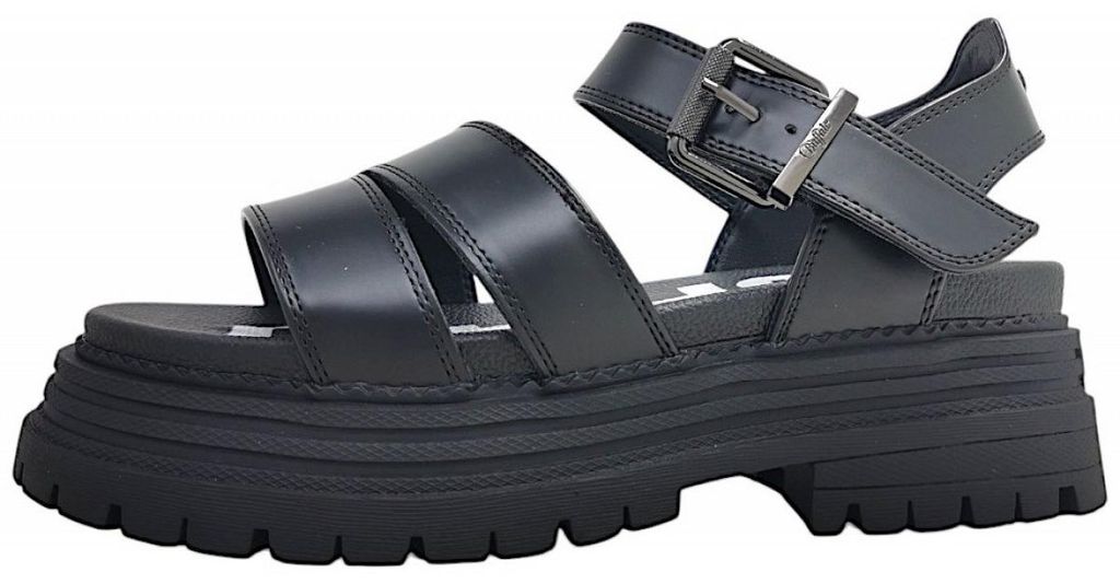 Buffalo Lennox TS Sandale Damenschuhe Sandalette Schwarz Productafbeelding 