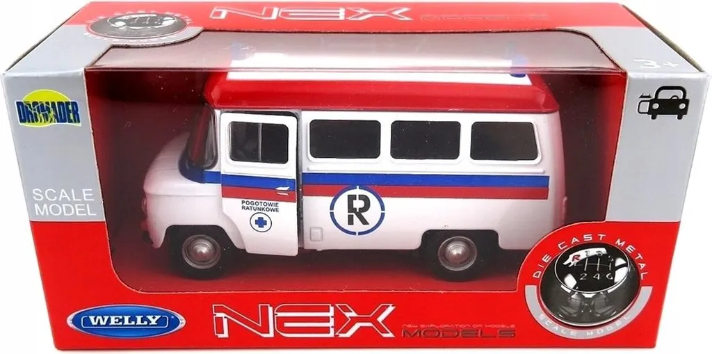Ambulance Nysa 522 Krankenwagen 0208 : Détails Authentiques 1/43