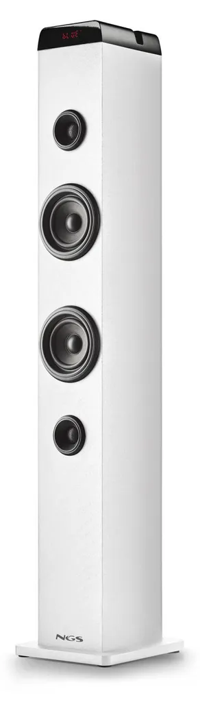 Système Audio Tour NGS Sky Charm Pro Blanc avec Entrée Optique TV