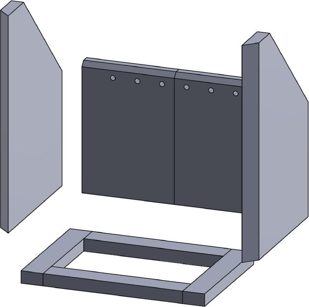 Feuerraumauskleidung - Passend für Techfire Bella 2** & weitere Kaminöfen Modelle inkl. Modellübersicht - für Verschiedene Kamin & Ofenmodelle ...
