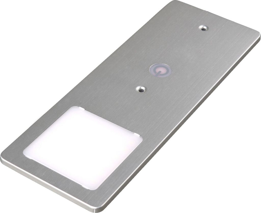 kalb | Silber 5W - sehr flache Küchenleuchte mit Touch-Dimmfunktion 1er Set neutralweiß
