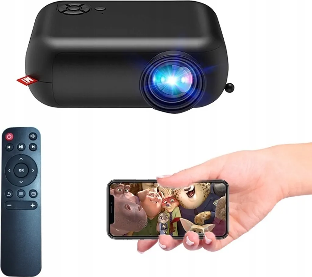 Proiettore ITIMPORT 1080P Bluetooth: Prestazioni 170" Potenti