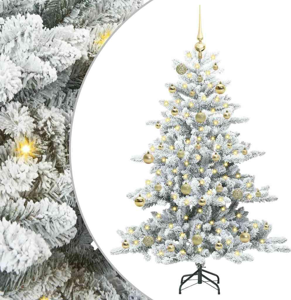 Künstlicher klappbarer Weihnachtsbaum 150 cm PVC und Stahl