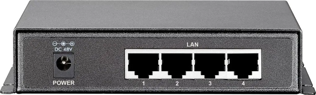 Switch PoE 60W LevelOne GEP-0520 - Alimentation par Câble Ethernet - 4