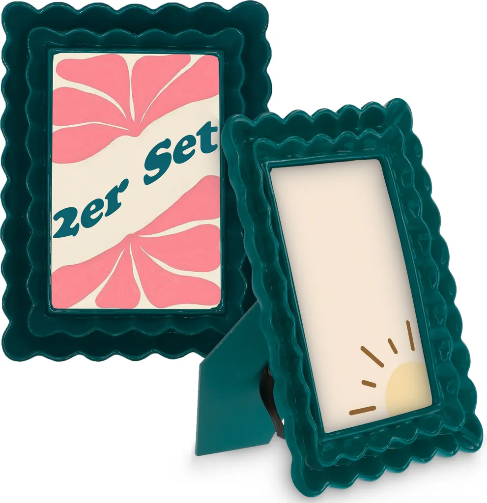 Set 2 Cornici per Foto 15x20 cm Verde Salvia - Stile Casa Dolce Casa