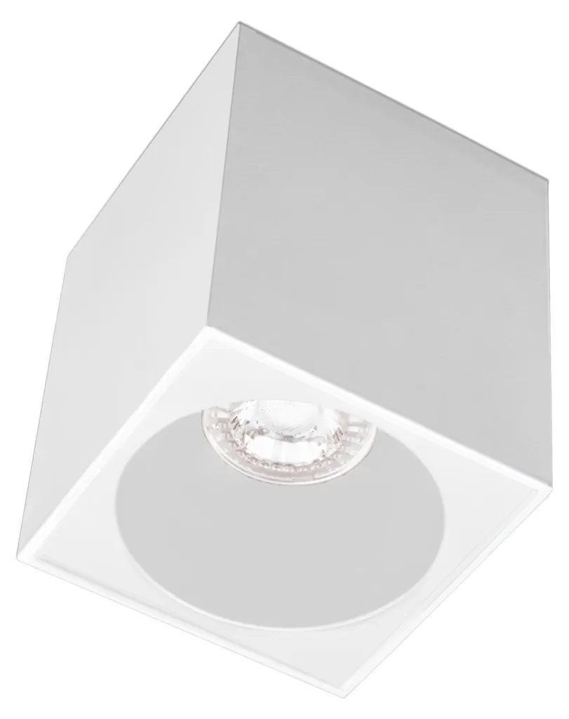 CENTURY ESSENZA Luminaire Apparent SQ GU10 Blanc 96mm Design Épuré