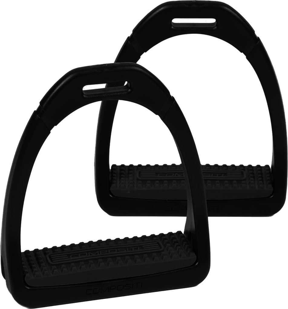 Compositi - Kinder Steigbügel Premium Profile ER711 (Einheitsgröße) (Schwarz)