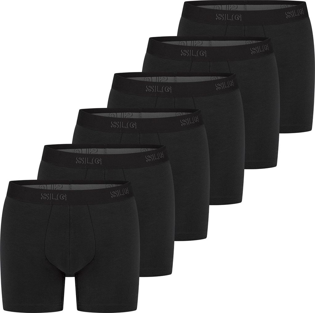 sloggi 6er Pack SLG Base Long Short / Pant Im modernen Design, Langlebig und nachhaltig, Dezentes Markenlogo auf dem Taillenband