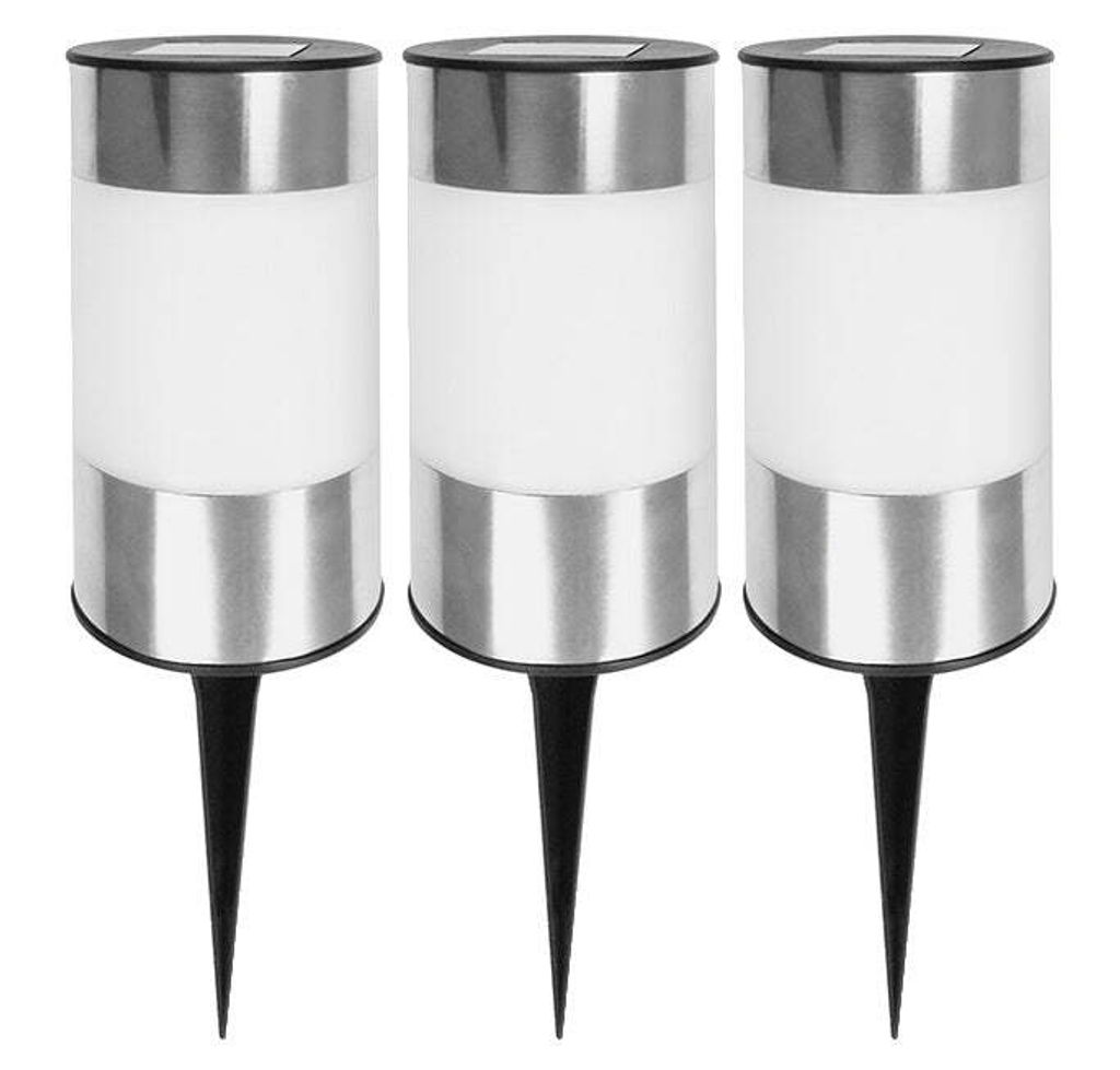 Wetelux Solarbetriebene LED-Leuchten - 3er-Set