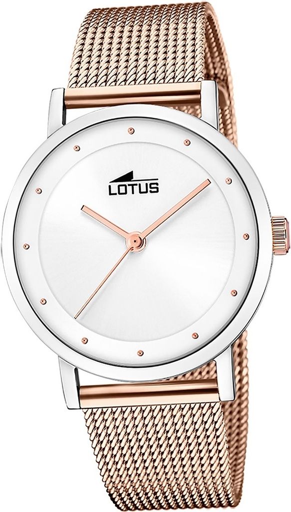 Lotus Edelstahl Damen Uhr Armbanduhr rosegold Elegant Classic D2UL18878/2