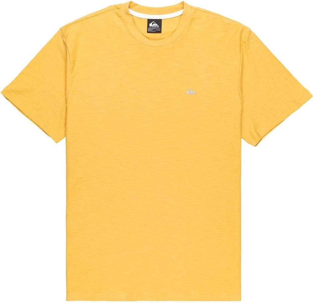 Quiksilver Slub Roundneck Kurzarm-t-shirt Gelb M Herren Gelb M