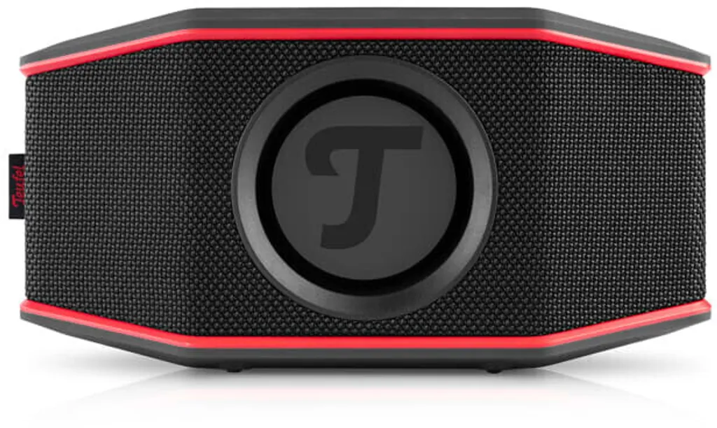 Teufel Rockster Go 2 Bluetooth Speaker Noir Rouge - Enceinte Sans Fil