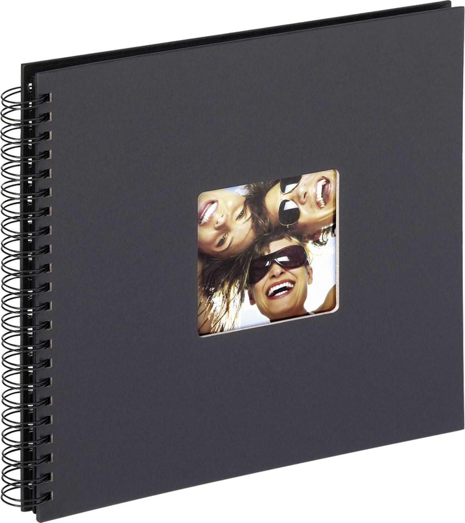 Walther Fun schwarz Spiral 30x30 50 schwarze Seiten SA110B Produktbild 