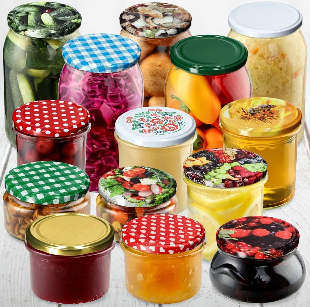 Set 16 Vasetti Vetro KADAX 540ml per Marmellate e Sottaceti Senna - 8