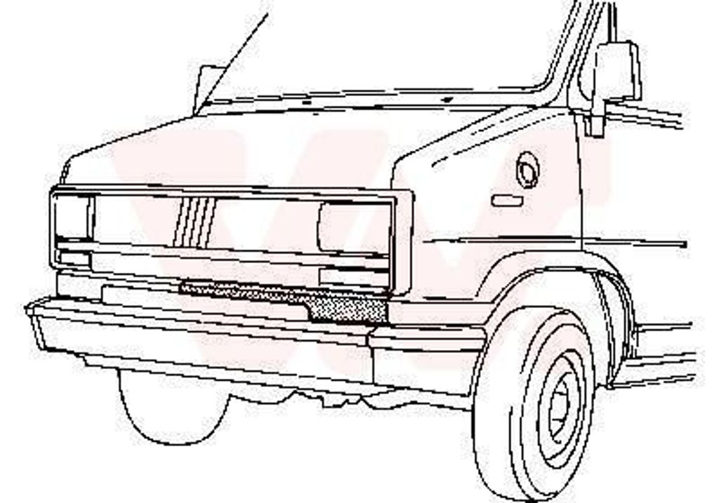 VAN Wezel | Panel przedni (1745166) pasujący do Citroën, Zdjęcie produktu 