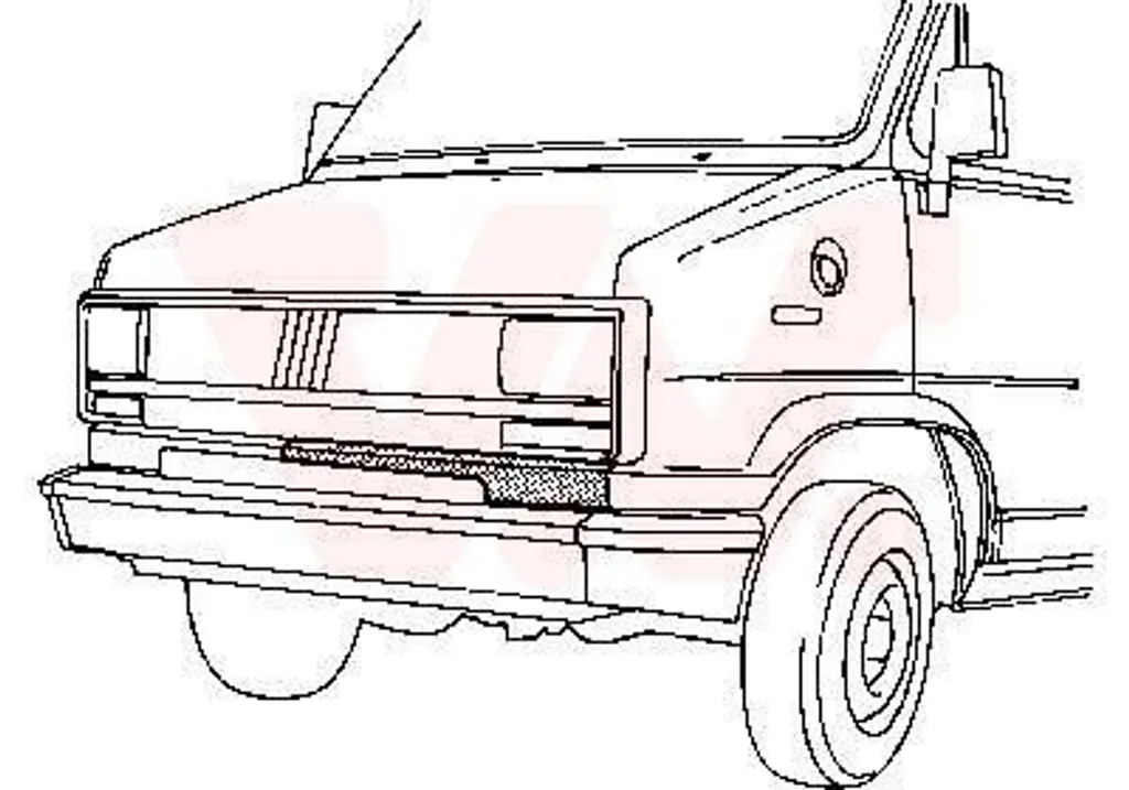 Carénage avant 1745166 en ABS renforcé pour Citroën et Alfa Romeo
