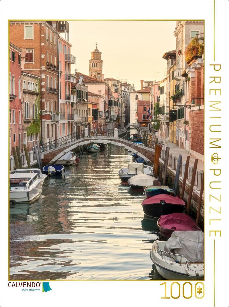 CALVENDO Puzzle Quartiere San Giacomo | 1000 Teile Lege-Größe 64x48cm Foto-Puzzle für glückliche Stunden