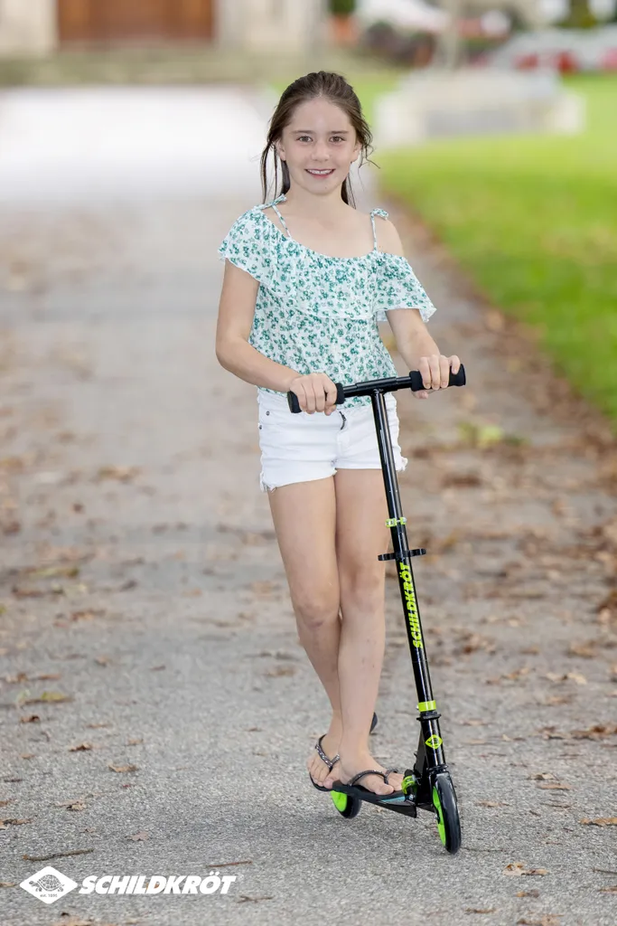 Trottinette junior Schildkröt City Scooter Runabout vert de haute qualité - 13