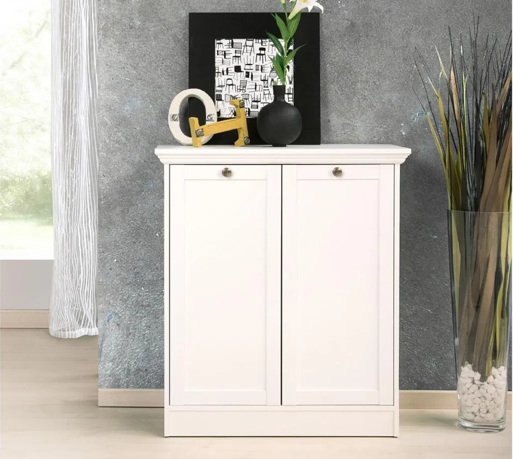 Commode Intertrade T blanc 001596 - Meuble de rangement avec tiroirs