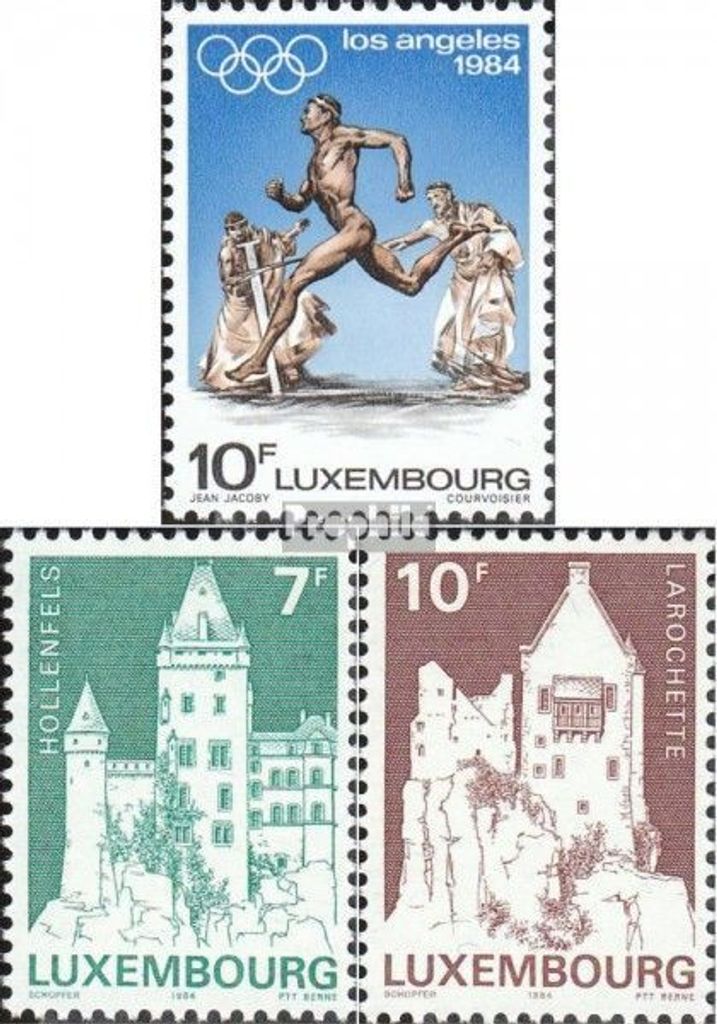 Briefmarken Luxemburg 1984 Mi 1104,1105-1106 (kompl.Ausg.) postfrisch Olympia