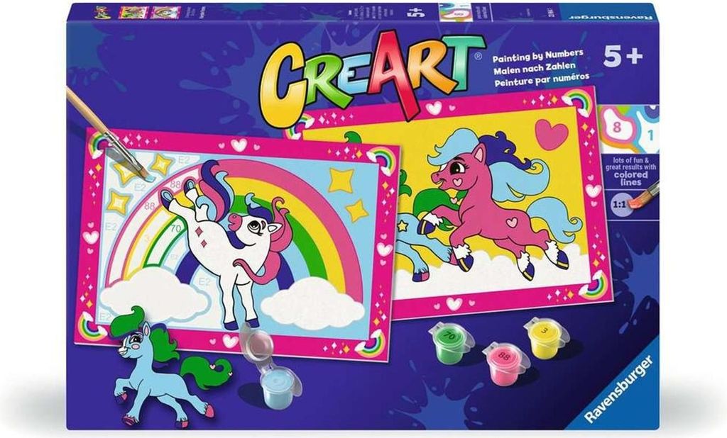 Ravensburger Malen nach Zahlen Einhorn Kreativset für Kinder