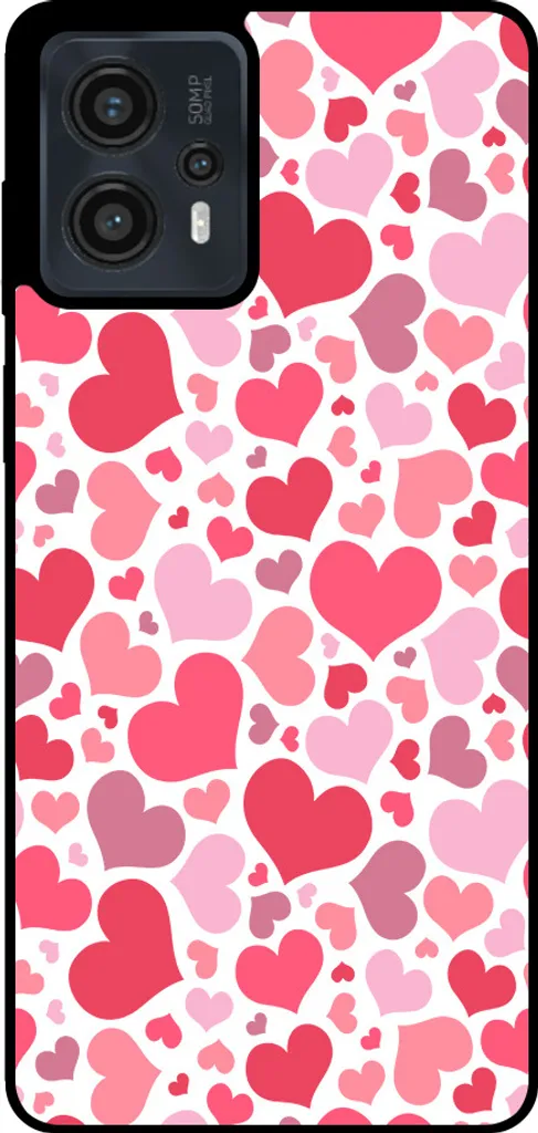 Cover Cuori Motorola G53 G23 G13: Stile Kid-Friendly e Protezione TPU