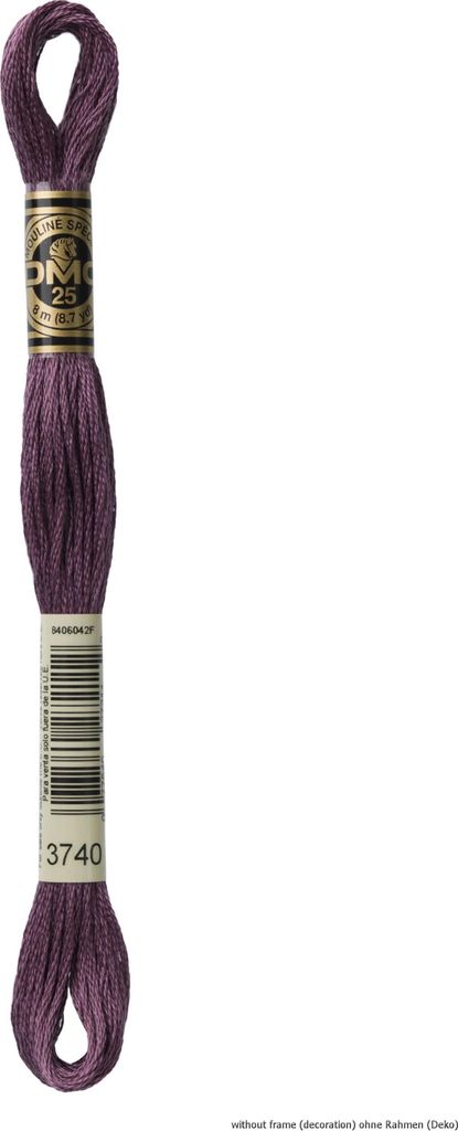 DMC Stickgarn Mouline Special 117MC -3740, 6-fädig, 8m