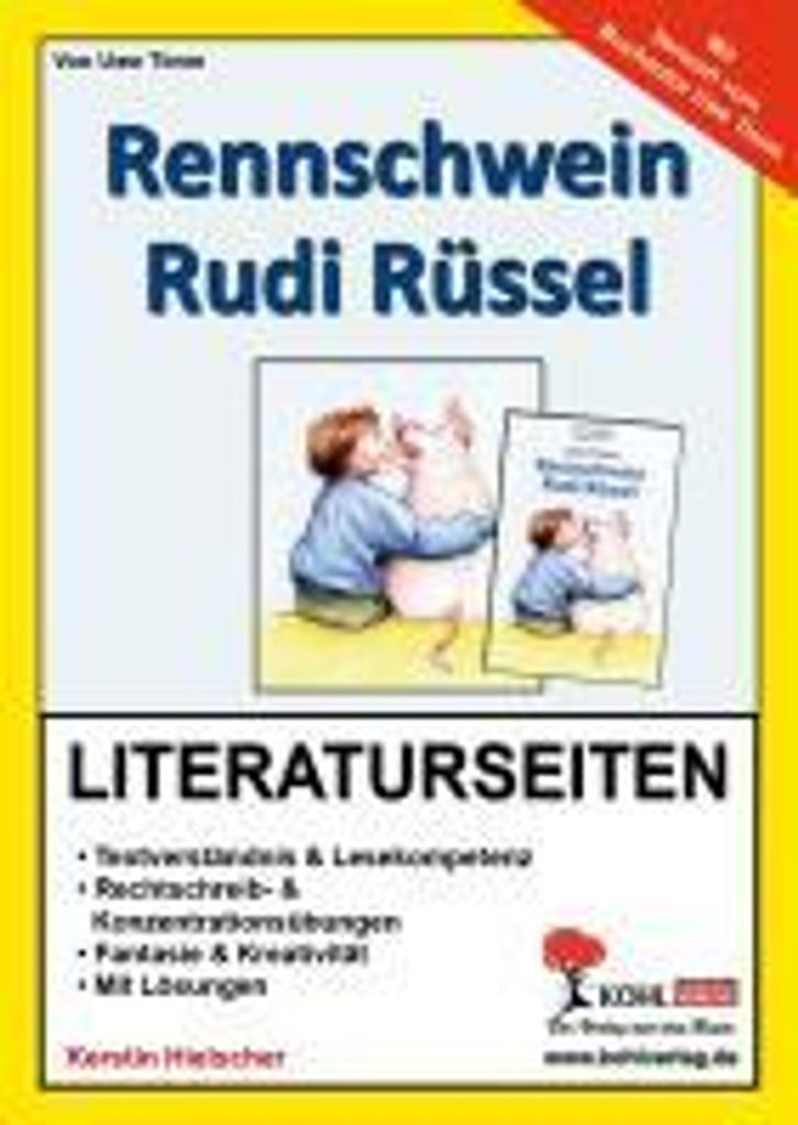 Rennschwein Rudi Rüssel / Literaturseiten