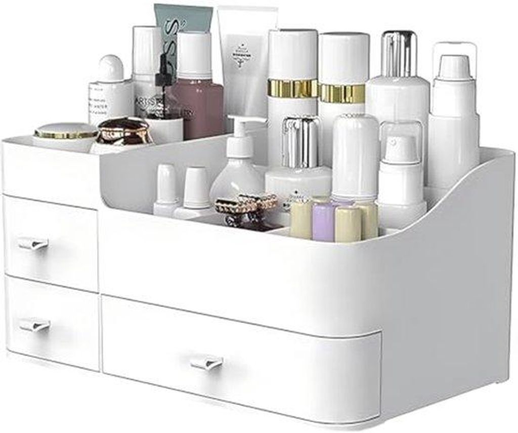 Make-up-Organizer mit Schubladen, elegante Schmuck- und Kosmetikablage