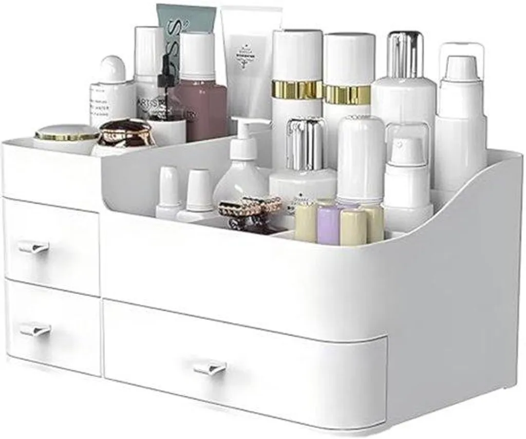 Organisateur de cosmétiques élégant avec tiroirs de rangement bijoux
