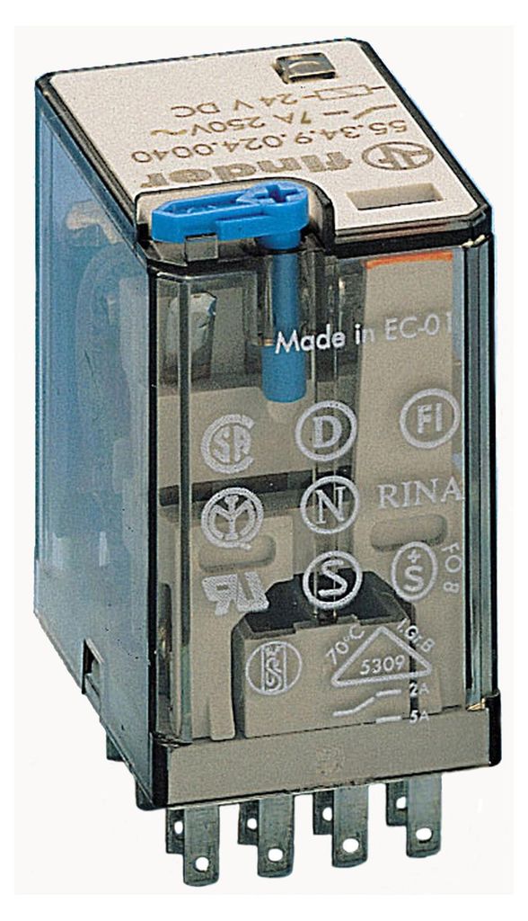 Finder Miniatur-Industrie-Printrelais 55.34.9.024.0070 4W 7A 24VDC