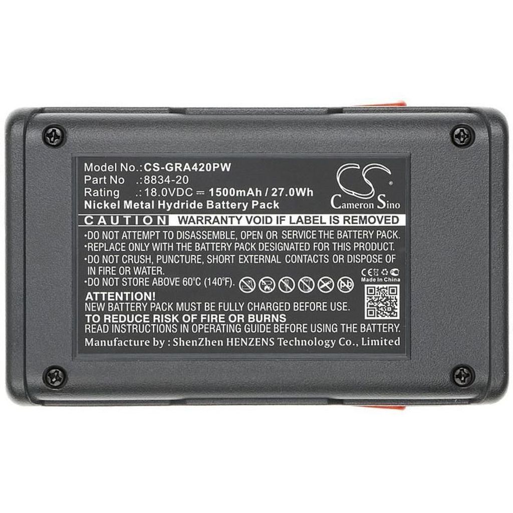 Akku fr Gardena 648844, Gardena Easycut 42, ( qu. Gardena 8834-20 ), 1500 mAh