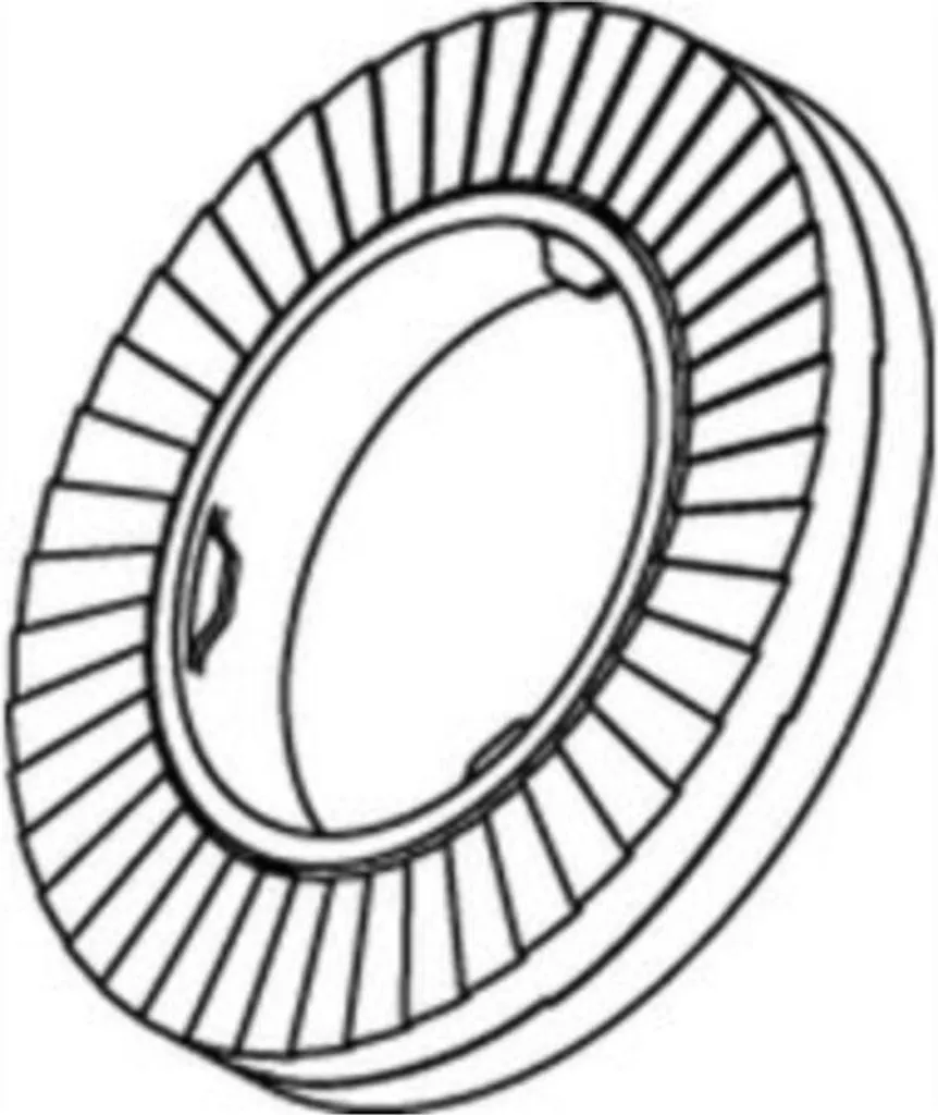 Reyher HEICO-LOCK 88035-16 flZnnc: Rondelle Autobloccanti 100 Pezzi