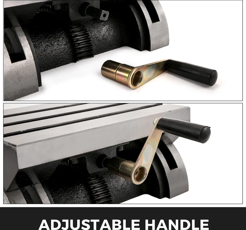 Table de travail pour fraiseuse et perceuse - Support croisé ajustable - 4