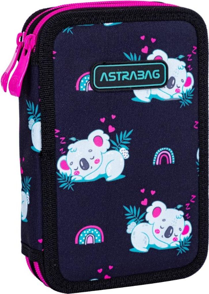 Piórnik podwójny z wyposażeniem Spiąca Koala AC21 Astra Zdjęcie produktu 