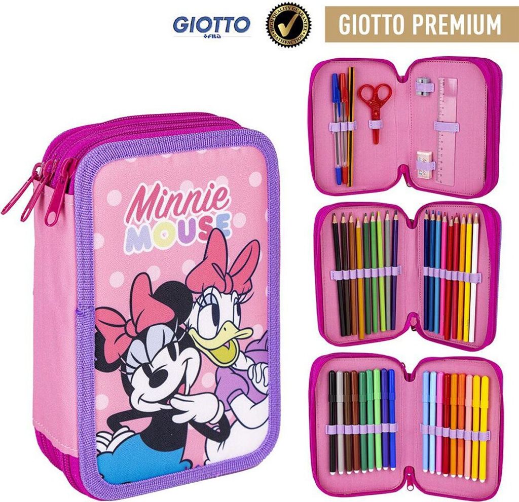 Cerda Group Minnie Mouse Giotto Premium Federmäppchen Rosa  Produktbild 