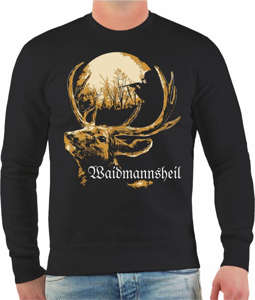 Herren Sweatshirt Waidmannsheil