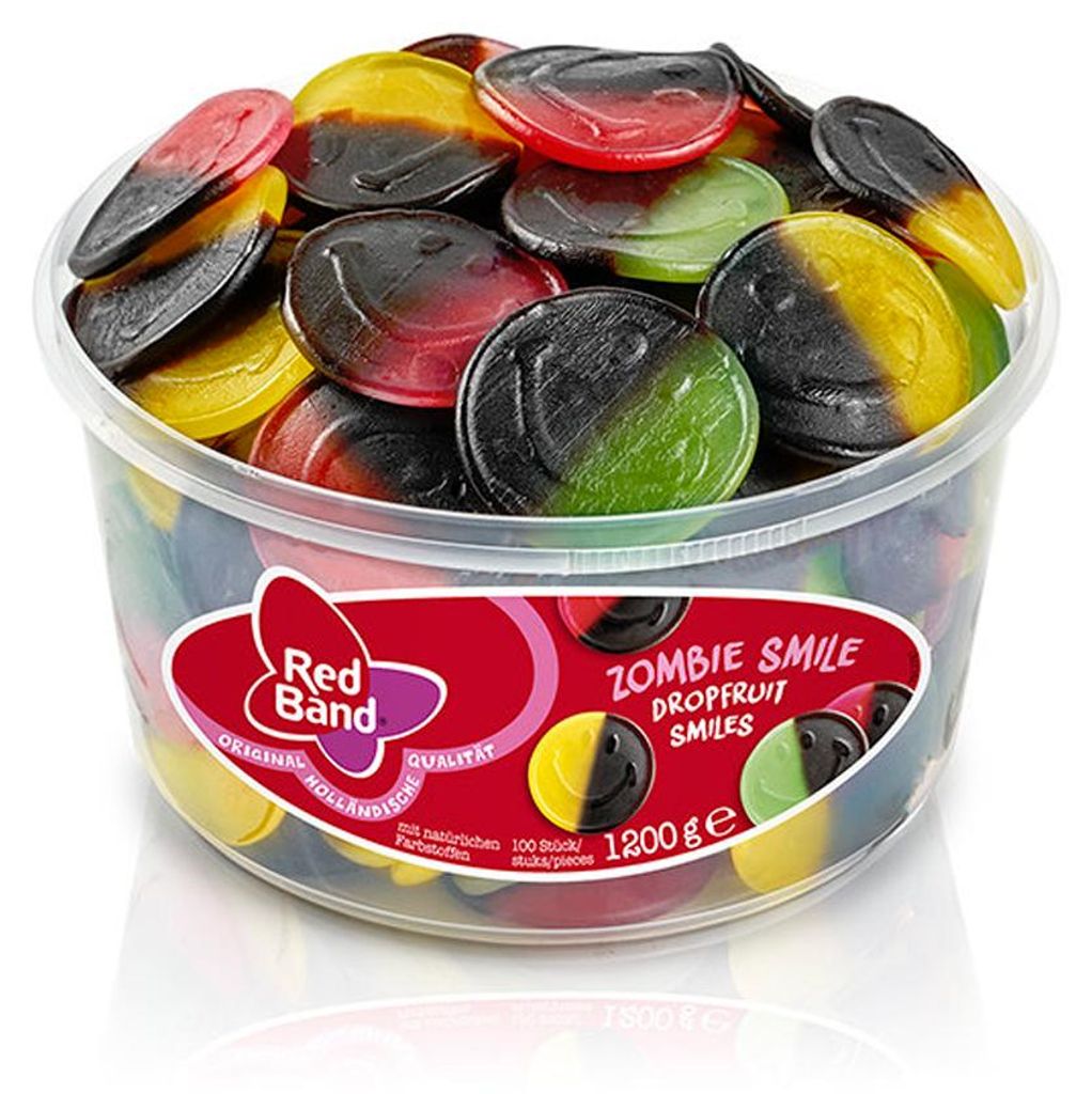 Red Band Zombie Smile guma owocowa i lukrecja 3 różne 1200g Zdjęcie produktu 