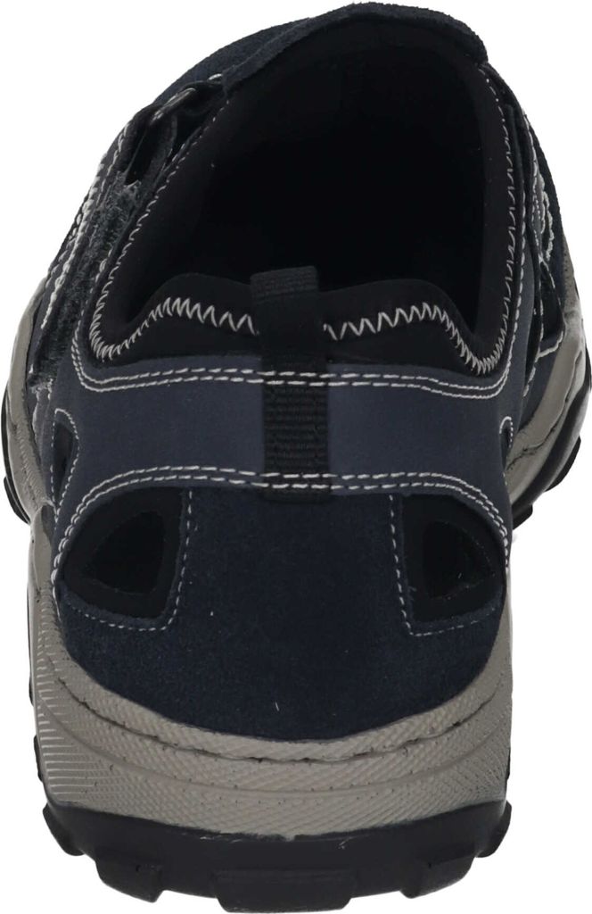 Rieker Herren Klett Halbschuh durchbrochen dunkelblau 44 Produktbild 43