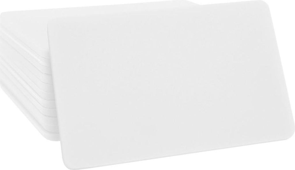 CombiCraft Wertmarken Chips Rechteckig 65x43mm Weiß - pro 100 Stück